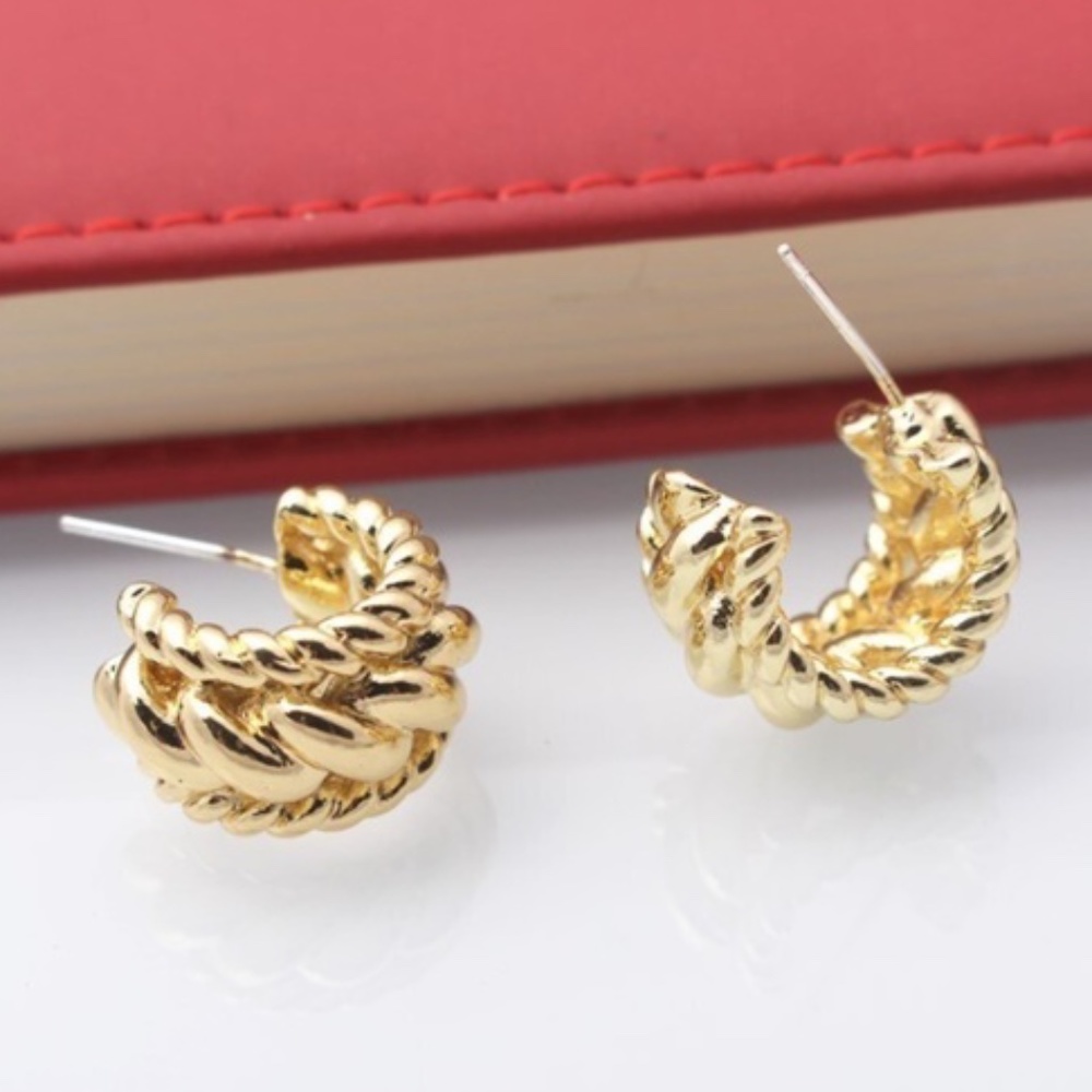 Zara hoop minimalist small earrings
